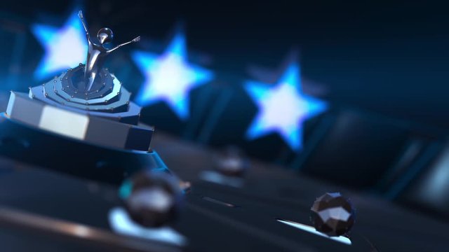 The background can be used to display award pictures in the space on the right .