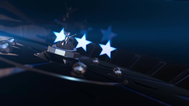 The background can be used to display award pictures in the space on the right .