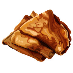 Three stack of Plain Crepes