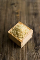 升に入った玄米