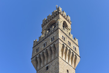 The top of the tower overlooking Florence