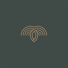 Obraz premium Premium tree logo design