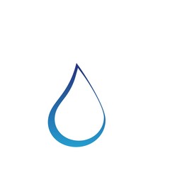 Water drop logo design with modern concept