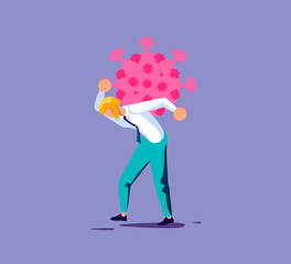 Victory of coronavirus pandemic