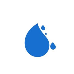 Water drop logo design with modern concept