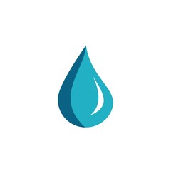 Water drop logo design with modern concept