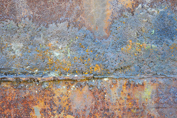 texture on rusty locomotive part