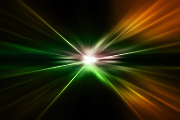 Glowing Synchrotron Radiation and Radiation Abstract Graphics