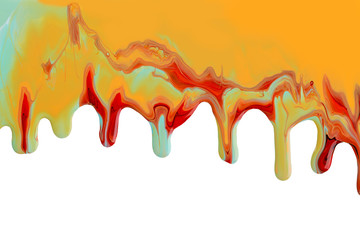 Color dripping paint