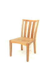 Fototapeta premium minimalist teak chairs without armrests