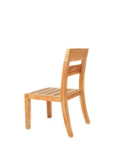 minimalist teak chairs without armrests