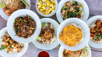 Mixed Thai Food Selections 