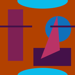 abstract pattern expressive shape ornaments graphical design