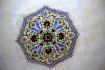 Floral Design on Inside Roof