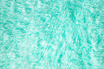 Fototapeta na wymiar Teal Fur Texture Graphic Detail