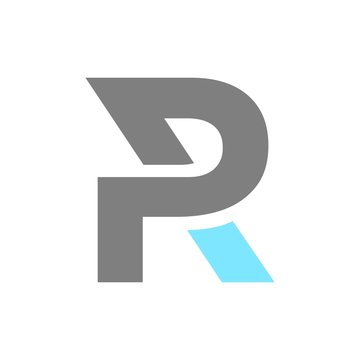 logo PR icon vector
