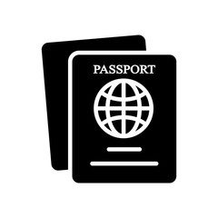 Passport Icon Design Vector Template