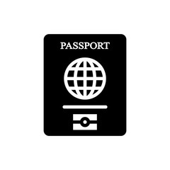 Passport Icon Design Vector Template