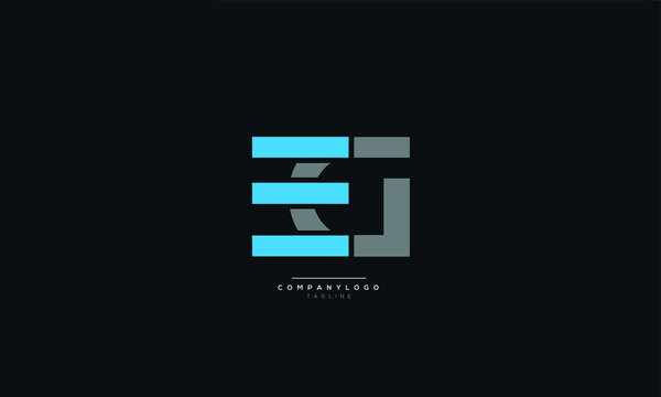 EG Letter Logo Alphabet Design Icon Vector Symbol