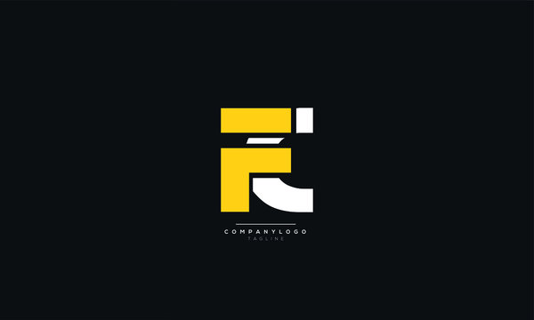 FC Letter Logo Alphabet Design Icon Vector Symbol