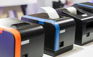 paper slip exit from thermal printer