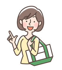 買い物　女性