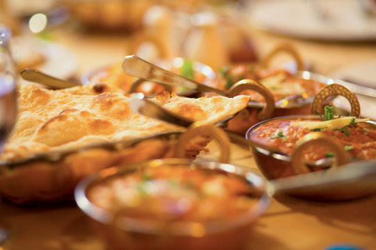Tandoori Roti with Curry