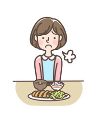 食欲不振　女性