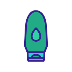 erotic lubricant icon vector. erotic lubricant sign. color symbol illustration