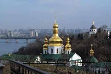 Fototapeta na wymiar Saint sophia cathedral in kiev ukraine