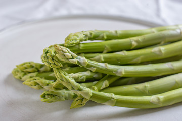 Asparagus. Fresh Asparagus. Green Asparagus. Bunches of green asparagus