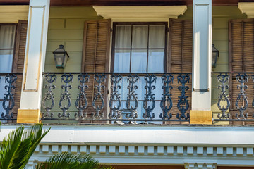 Black Iron Decorations Garden District New Orleans Louisiana