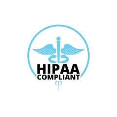 Fototapeta premium HIPAA Compliance icon isolated on white background