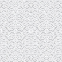 Arabesque Pattern in Light Gray Background, Vector illustration