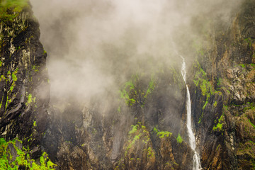 Voringsfossen waterfall, Mabodalen canyon Norway