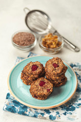 Recipe for homemade oatmeal cookies. Gluten Free Whole Grain Breakfast.