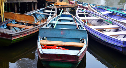 Fototapeta na wymiar Boat on the kodaikanal lake