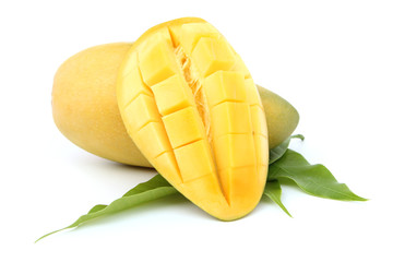 Mango isolated on white background.