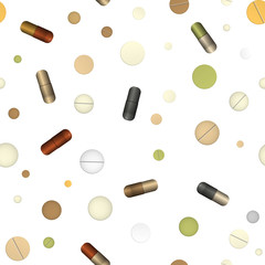 Pill and capsules.
