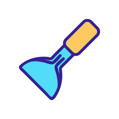 device spatula icon vector. device spatula sign. color symbol illustration