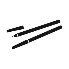 Vector illustration of eyeliner and contour icon. Web element of eyeliner and pencil vector icon for stock.