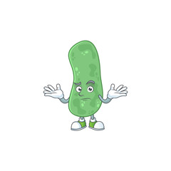 Obraz premium An image of enterobacteriaceae in grinning mascot cartoon style