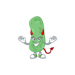 A picture of devil enterobacteriaceae cartoon character design