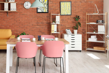 Interior of stylish modern office