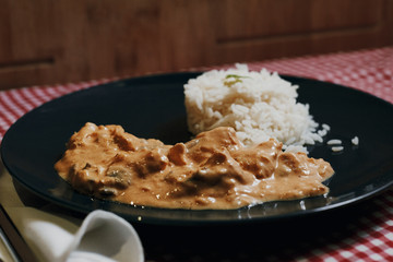 chicken strogonoff in perspective