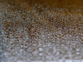 Texture of water drops on glass 