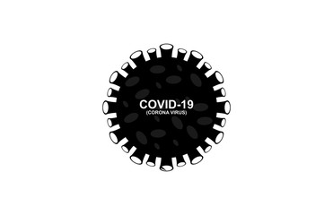 Covid 19 coronavirus design sign banner