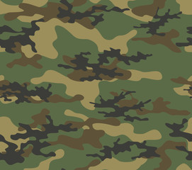 Fototapeta premium Army camouflage seamless pattern modern textile background. Vector illustration.