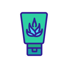 agave hand cream icon vector. agave hand cream sign. color symbol illustration