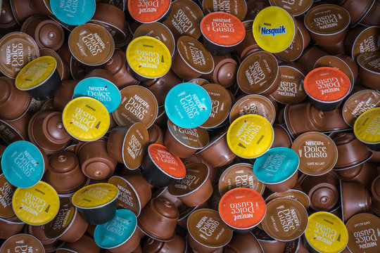 Nescafe Dolce Gusto capsules background